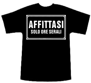 affittasi solo ore serale