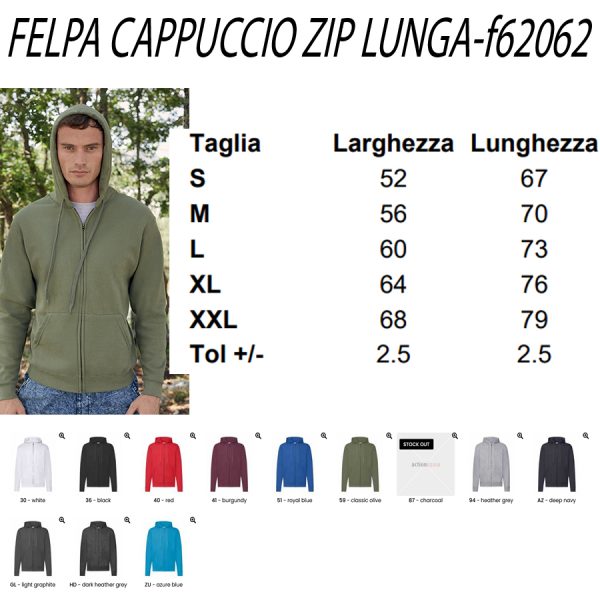 50 Felpe Cappuccio adulto Personalizzate-in lavorazione