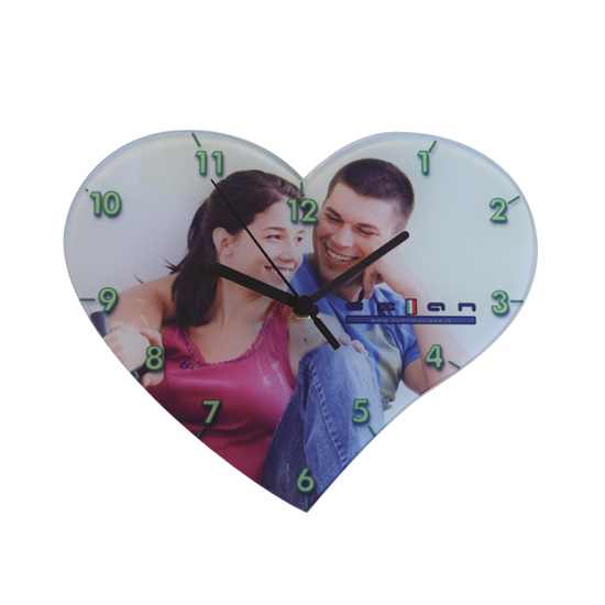 Orologio Vetro-Heart personalizzato con foto