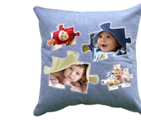 cuscino puzzle Jeans Personalizzato