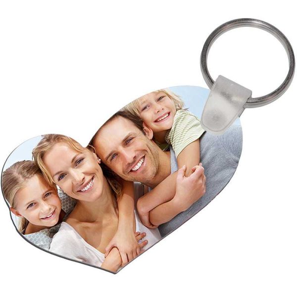 Portachiavi cuore Allungato personalizzato