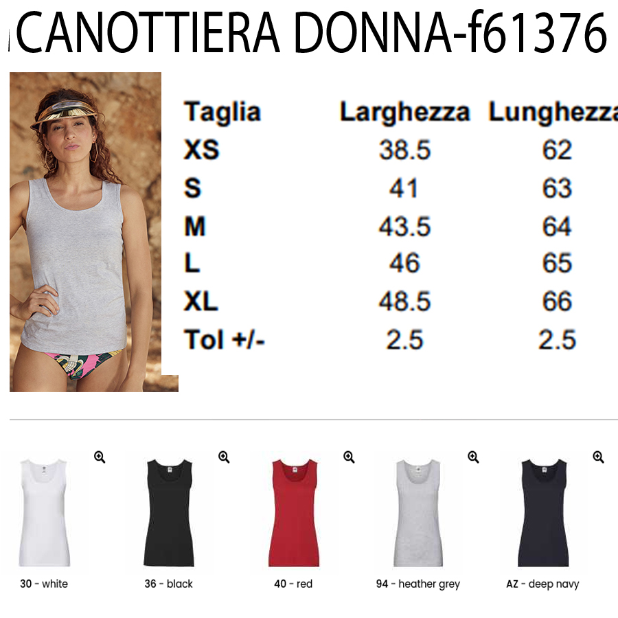 Canottiera Donna Personalizzata Express - immagine 2