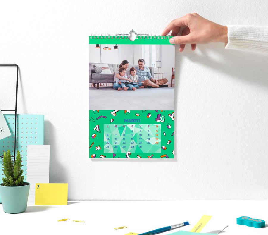 Calendario Mensile personalizzato 30x40cm - immagine 2