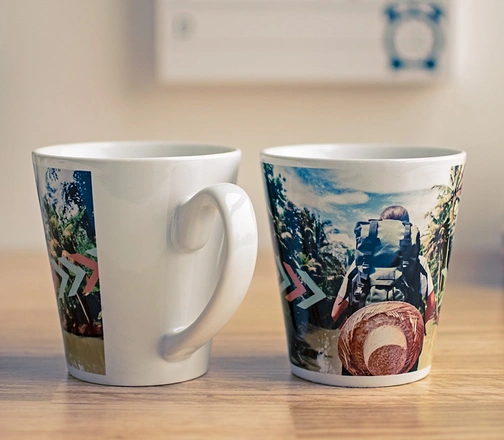Tazza Conica PersonalizzataTazza Conica con Foto Personalizzata