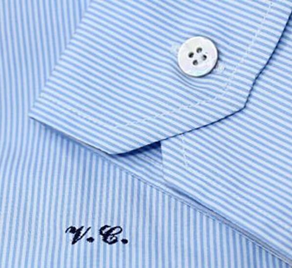 Camicie Con Iniziali Ricamate