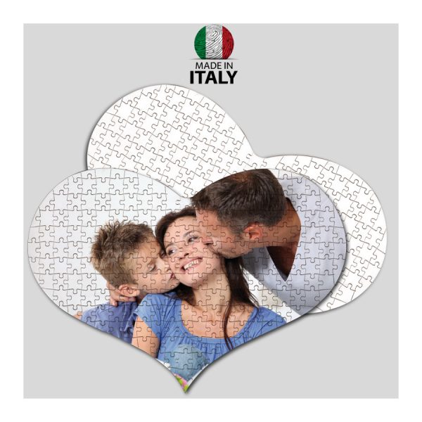 Puzzle Personalizzato Cuore A3