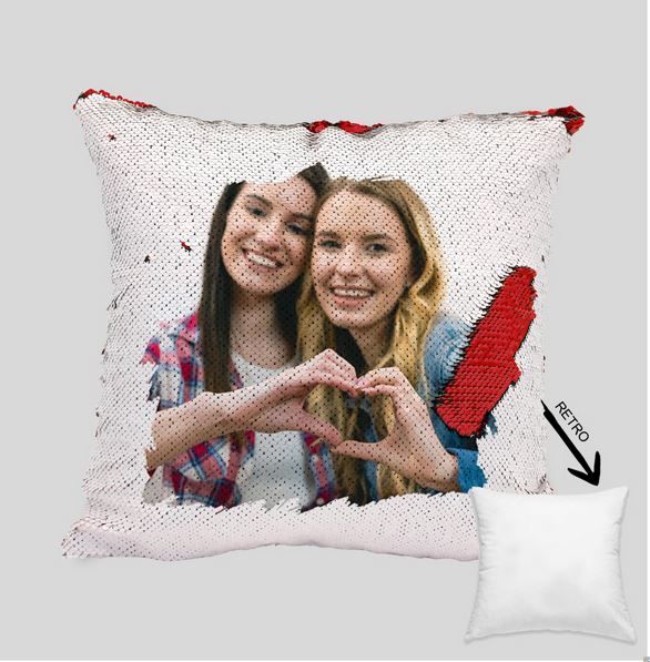 Cuscino Magico Quadrato Paillettes