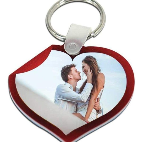 porta chiavi cuore smorsato personalizzato