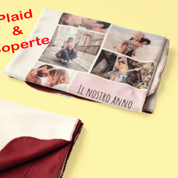 Plaid-Coperte Personalizzate