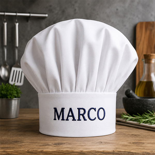 Cappello Cuoco Ricamato